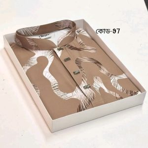 চায়না মাইক্রো  স্টিজ কাপরের পাঞ্জাবি (কোড-97)