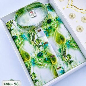 চায়না মাইক্রো  স্টিজ কাপরের পাঞ্জাবি (কোড-98)