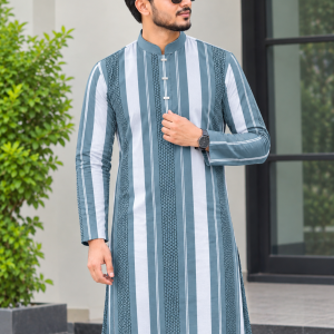 প্রিমিয়াম জাফরন ফেব্রিকের পাঞ্জাবি কোড-77